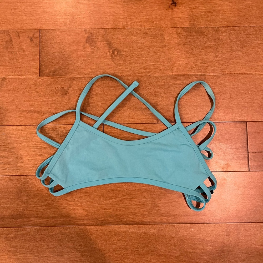 Jolyn Harrison Bikini Top- hawaii blue